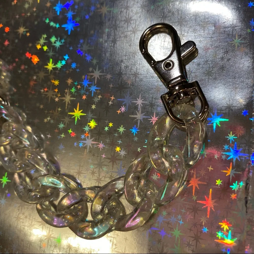 Iridescent Bear Chain Bag Charm - Picture 11 of 11